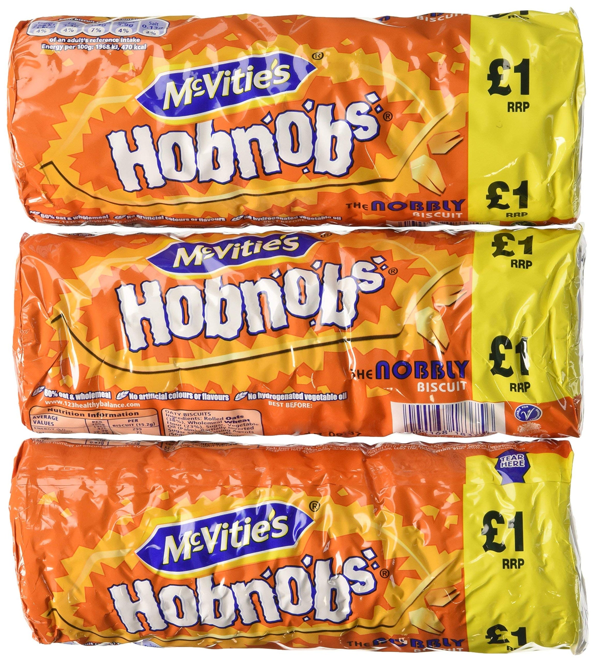 McVitie's Original Hobnobs 255g (Pack of 30)