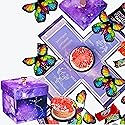 Astrology Sagittarius - No Setup Required Flying Butterfly Surprise Explosion Gift Box by Send A Cake - Delicious 3" Mini Bundt Cakes - Birthday Gift