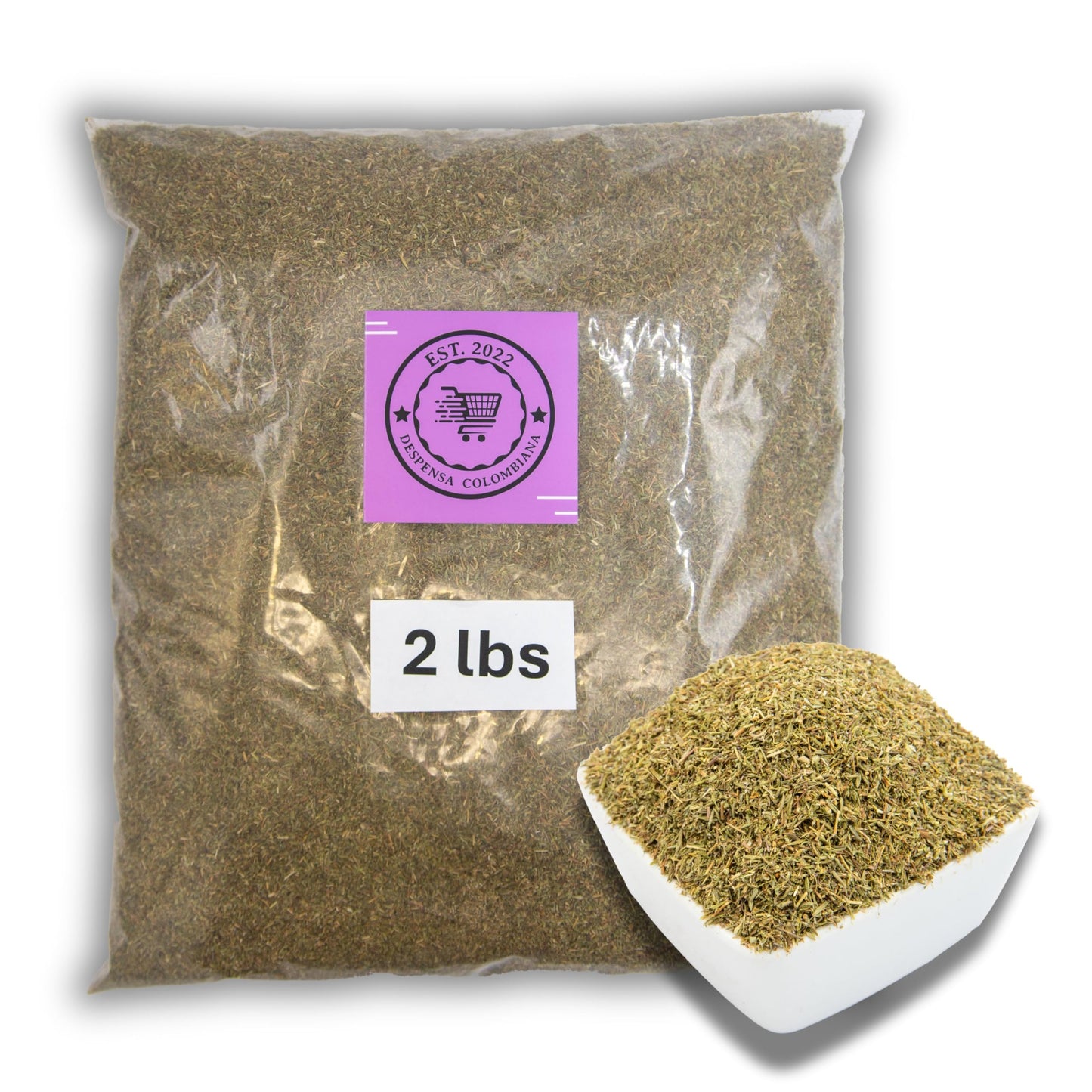 2 lbs Dried Thyme Leaves Bulk - Despensa Colombiana 32 oz - Tomillo - Thyme Spice for Cooking
