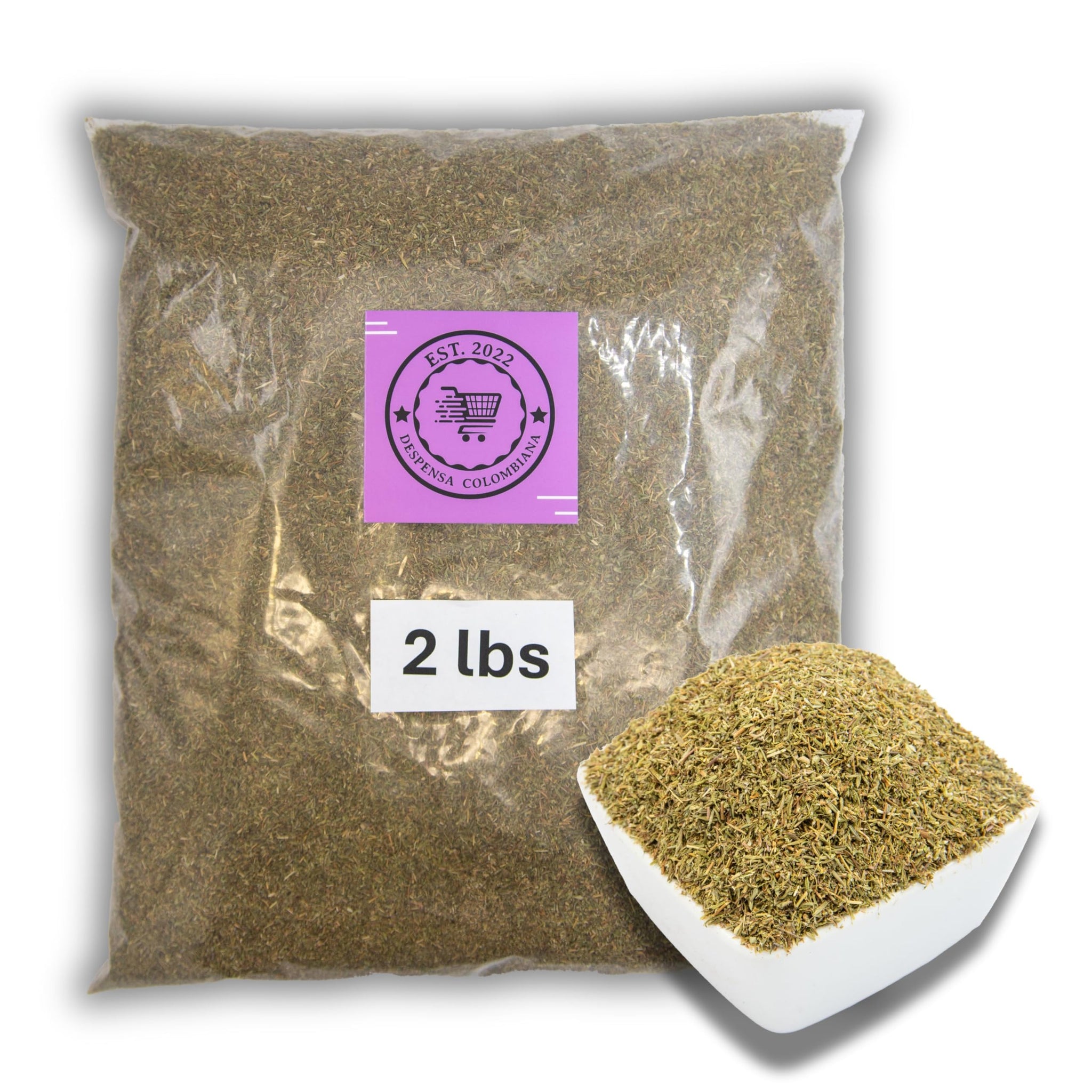 2 lbs Dried Thyme Leaves Bulk - Despensa Colombiana 32 oz - Tomillo - Thyme Spice for Cooking