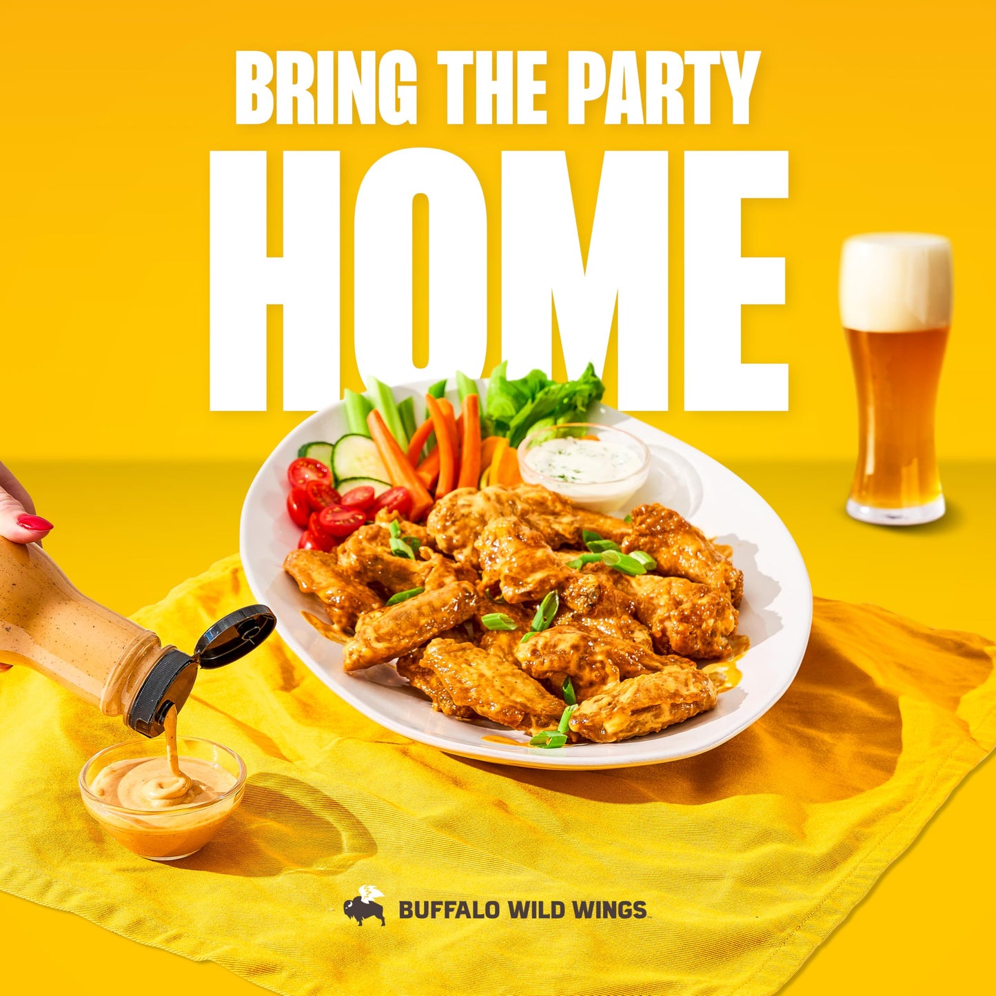 Buffalo Wild Wings Southwestern Ranch Sauce, 12 fl oz