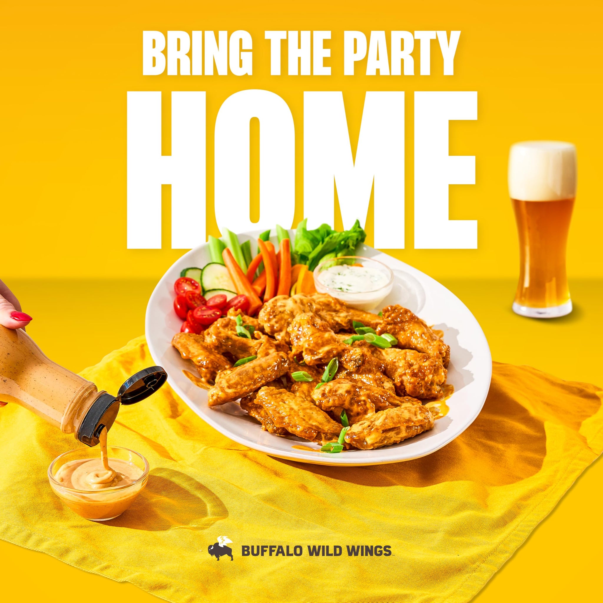 Buffalo Wild Wings Southwestern Ranch Sauce, 12 fl oz