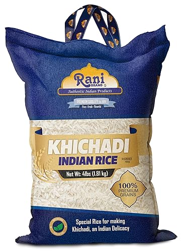 Rani Khichadi Indian Rice 64oz (4lbs) 1.81kg Cloth Bag ~ All Natural | Gluten Friendly | Vegan | Kosher | Export Quality | Indian Origin