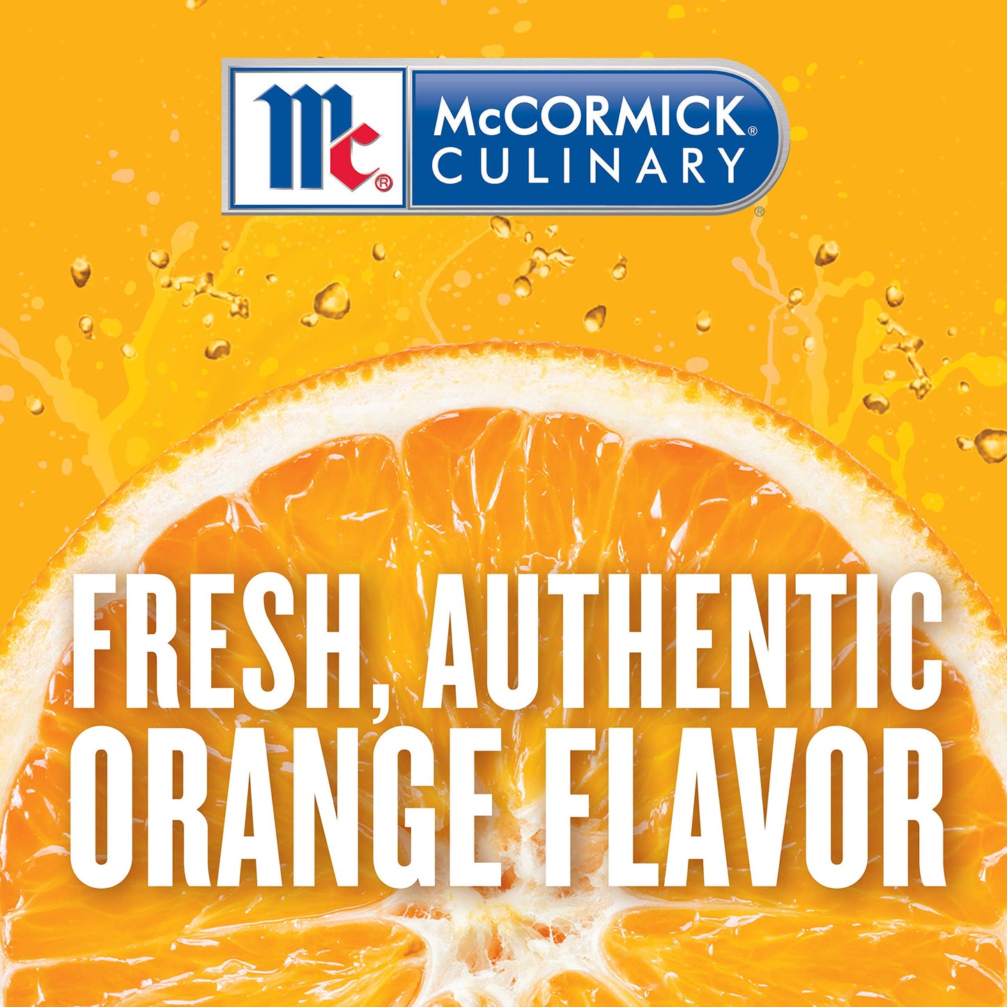 McCormick Culinary Pure Orange Extract, 16 fl oz - One 16 Fluid Ounce Bottle of Orange Flavoring for Baking, Cakes, Cookies, Fillings and Drinks