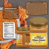 Rani Mace Ground (Javathri) Powder, Spice 16oz (1lb) 454g PET Jar ~ All Natural | Vegan | Gluten Friendly | NON-GMO | Kosher | Indian Origin