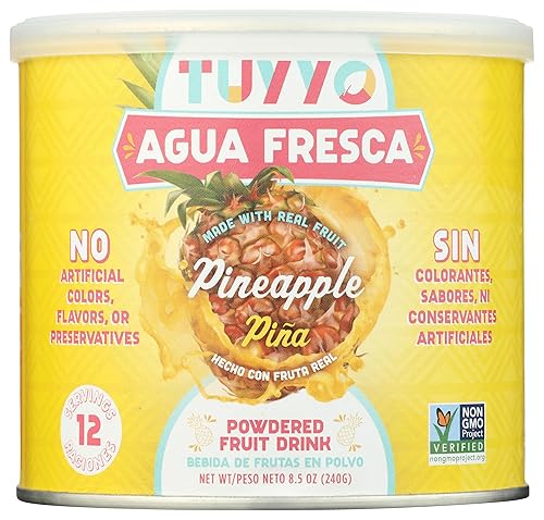 TUYYO Foods Pineapple Agua Fresca Drink Mix, 8.5 OZ