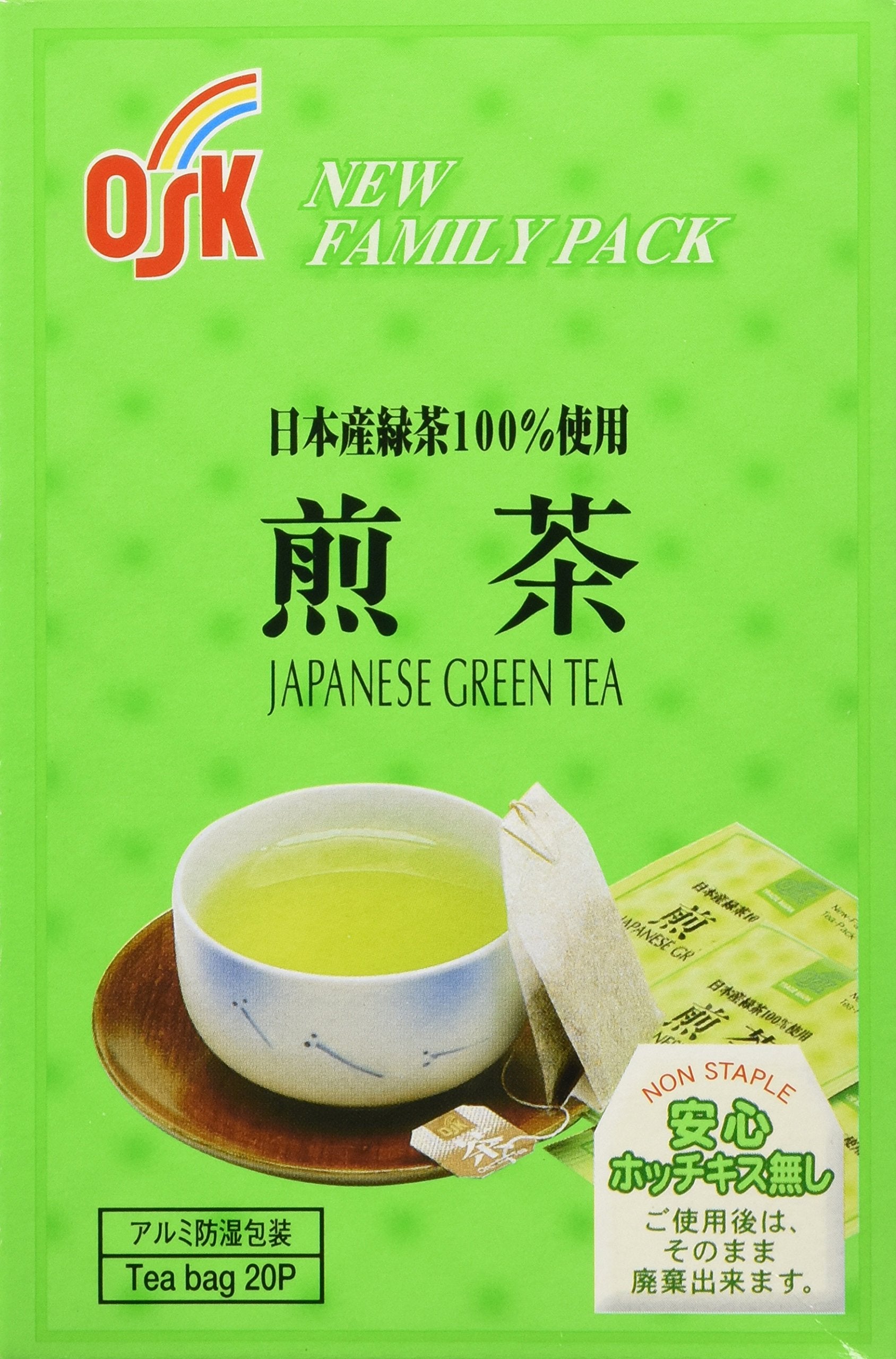 OSK Japanese Green Tea, Original Authentic Japan Product 20 Tea Bags