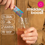 Day/Dream Midday Boost Energy Drink Mix - Strawberry Lemonade, 50mg Natural Caffeine from Green Coffee, L-Theanine, L-Citrulline, Eleuthero Root