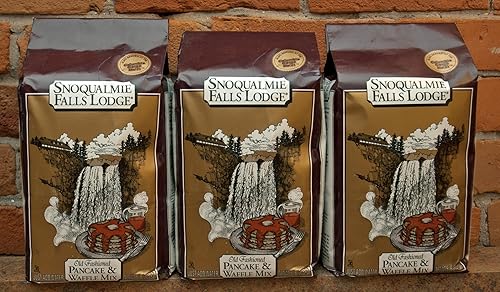 Snoqualmie Falls Lodge Old Fashioned PANCAKE & WAFFLE Mix 5lb. (3 Bags)