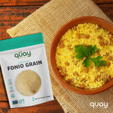 Quay Naturals Fonio Super-Grain - African Ancient Superfood Grain - Substitute & Alternative for Couscous, Quinoa & Rice - Gluten Free & Non GMO
