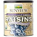 SUNVIEW Organic Black Raisins 3-15oz Canisters