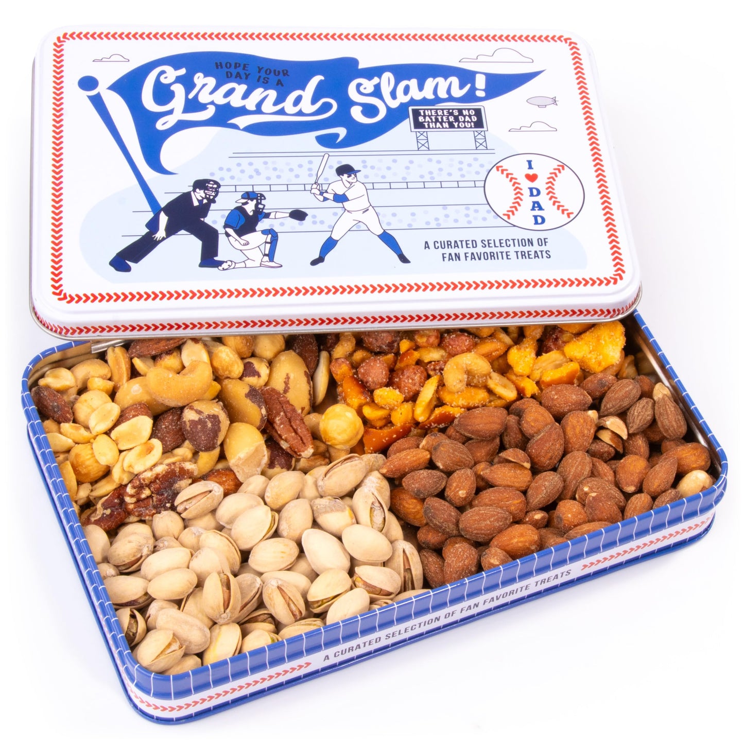 Dad's Nut & Snack Tin Father's Day Gift
