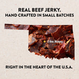 Hardtimes Beef Jerky - Variety, Specialty Gift Bag - Great Gift for Father's Day, Holiday, & Birthday - 5 Pack of 2.25 oz Bags Original, Black Pepper