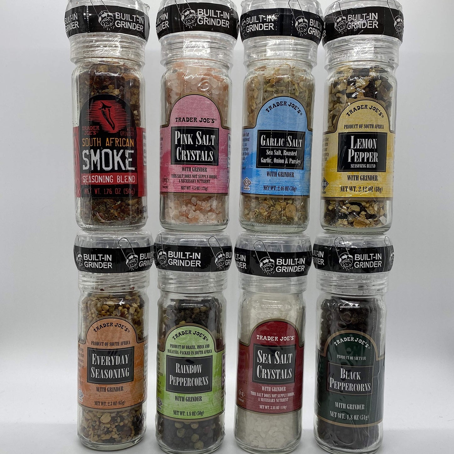 Trader Joe's Assorted Seasoning Grinders PICK YOUR OWN FLAVORS (Pack of 4) $28.88