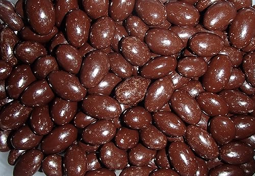 Sconza Dark Chocolate Covered Almonds 2 Pound ( 32 OZ )