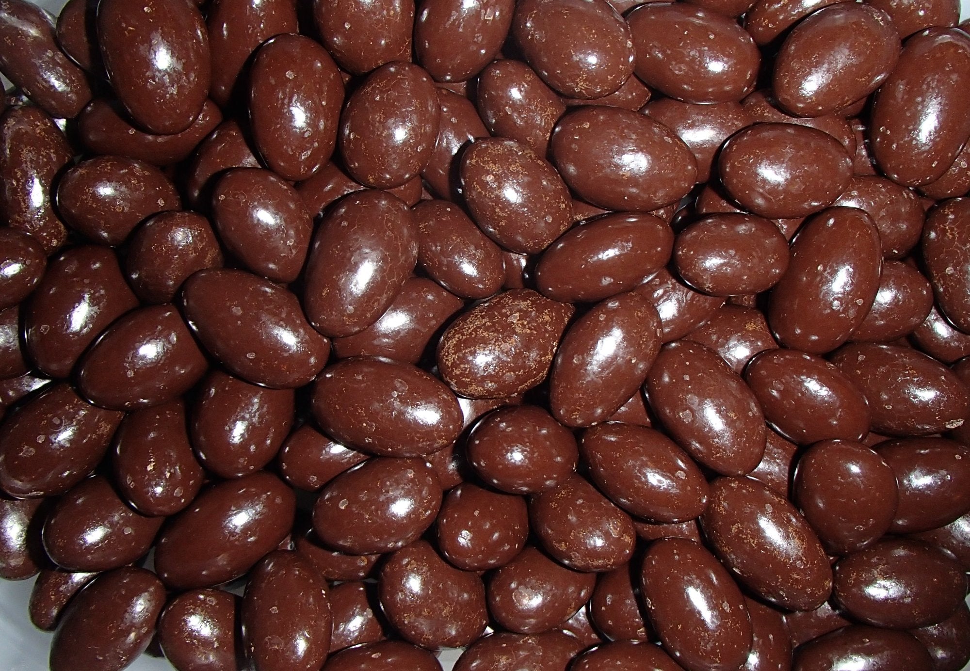 Sconza Dark Chocolate Covered Almonds 2 Pound ( 32 OZ )