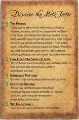 THE MATE FACTOR Dark Roast Yerba Mate Teabags, 20 CT