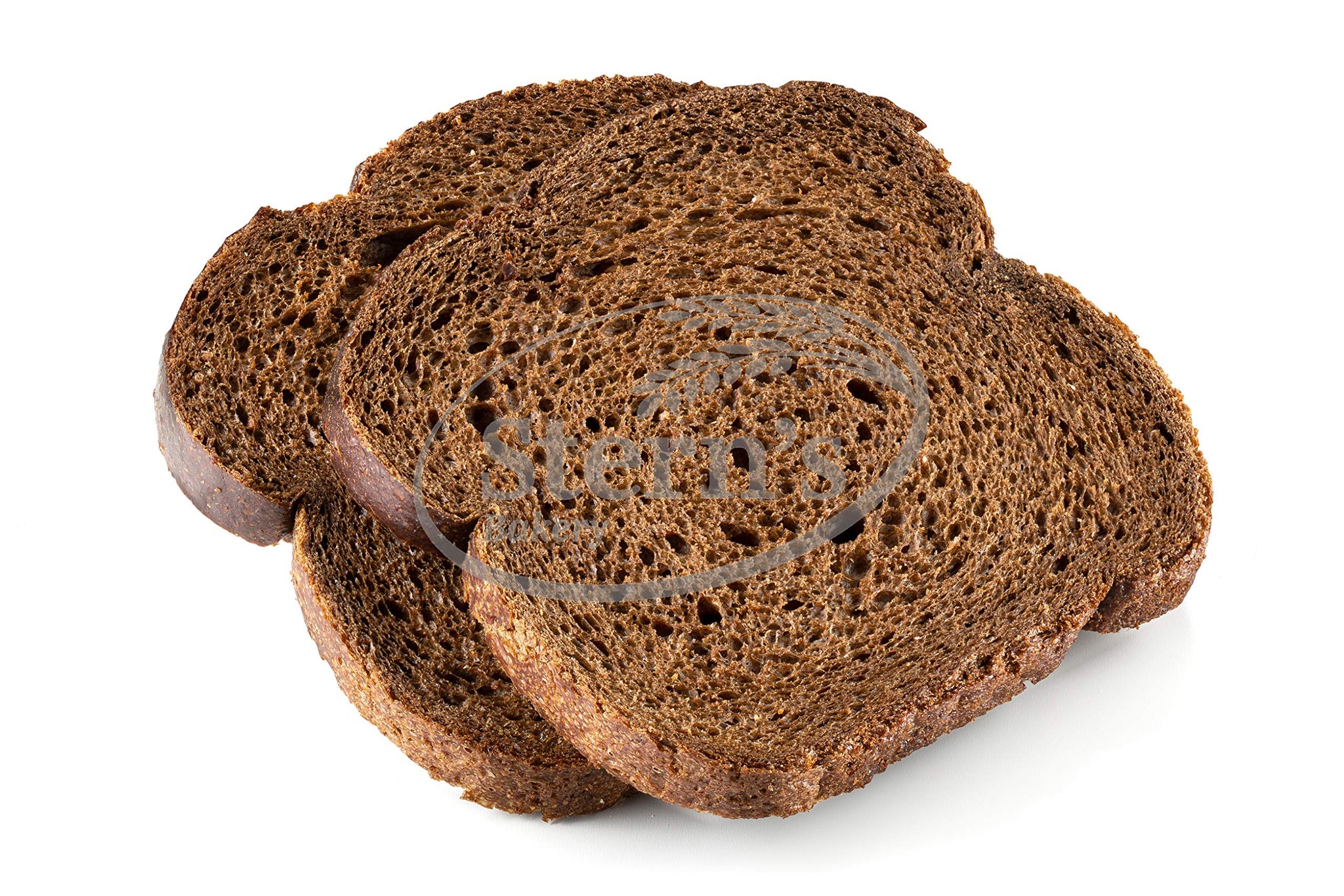 Pumpernickel Bread -2 Pack-16 oz Per Loaf | Delicious Sandwich Bread | Kosher Bread | Fresh Bread | Dairy & Nut Free | Stern’s Bakery