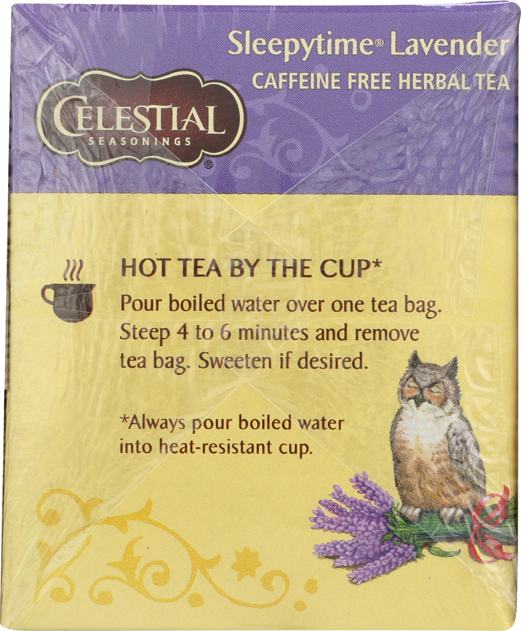 Celestial Seasonings, Tea Herbal Sleepytime Lavender, 20 Count