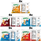 Simply Snacks Variety Pack, 0.875 Oz Bag, 36 Count, Organic, Packaging May Vary