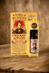 King Floyd's Artisanal Cherry Cacao Bitters for Cocktails (0.5oz Card Pack) Hand Crafted, Made from Organic Cacao Nibs & Montmorency Cherries