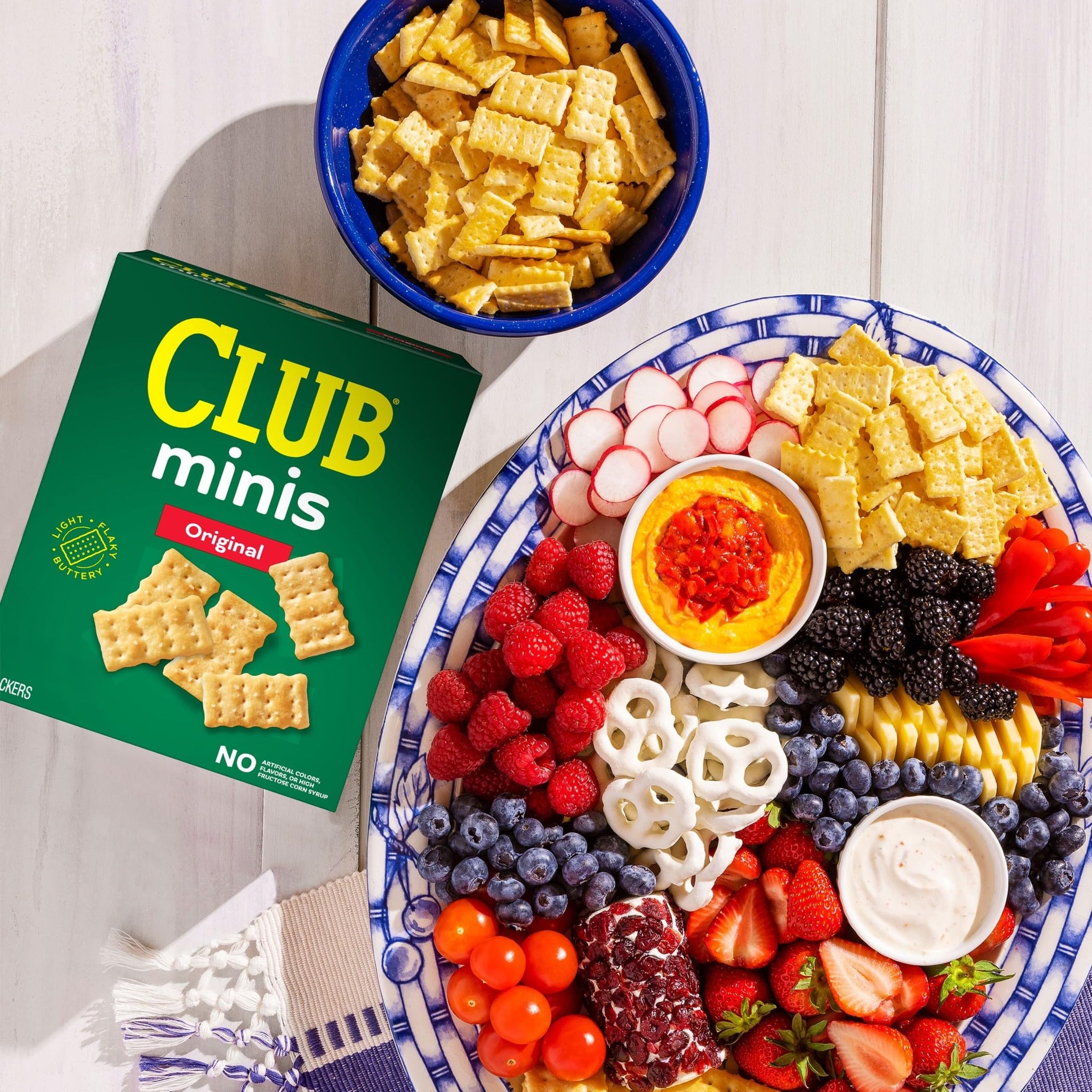 Club Minis Crackers, Lunch Snack, Original, 11oz Box