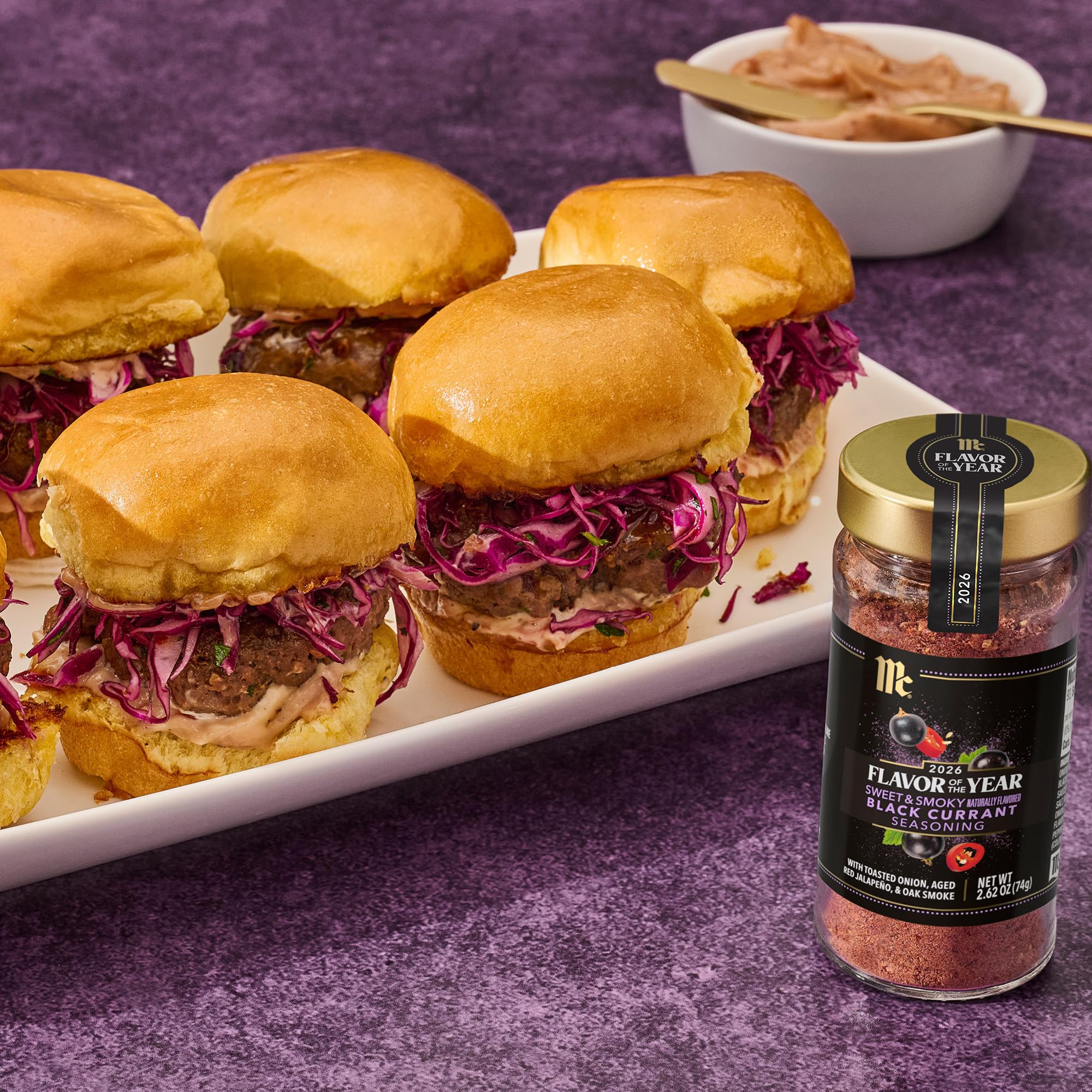 McCormick Seasoning, Black Currant, Sweet & Smoky, 2026 Flavor of the Year, Sweet, Savory & Balanced Black Currant Rub, 2.62 oz