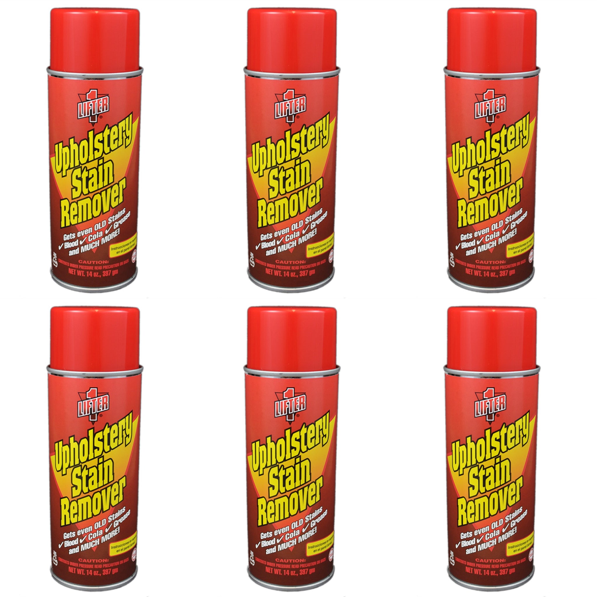 Lifter 1 Upholstery Stain Remover 14 Oz. (Case of 6 Cans)