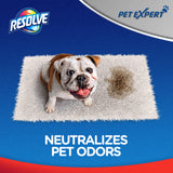 Resolve Pet Expert Easy Clean Carpet Foam Spray Refill, 2 Piece Set, Stain and Odor Remover Solution