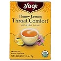 Yogi Tea, Honey Lemon Throat Comfort, 16 Count, Packaging May Vary