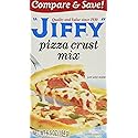 Jiffy Pizza Crust Mix, 6.5 Ounce (Pack of 6)