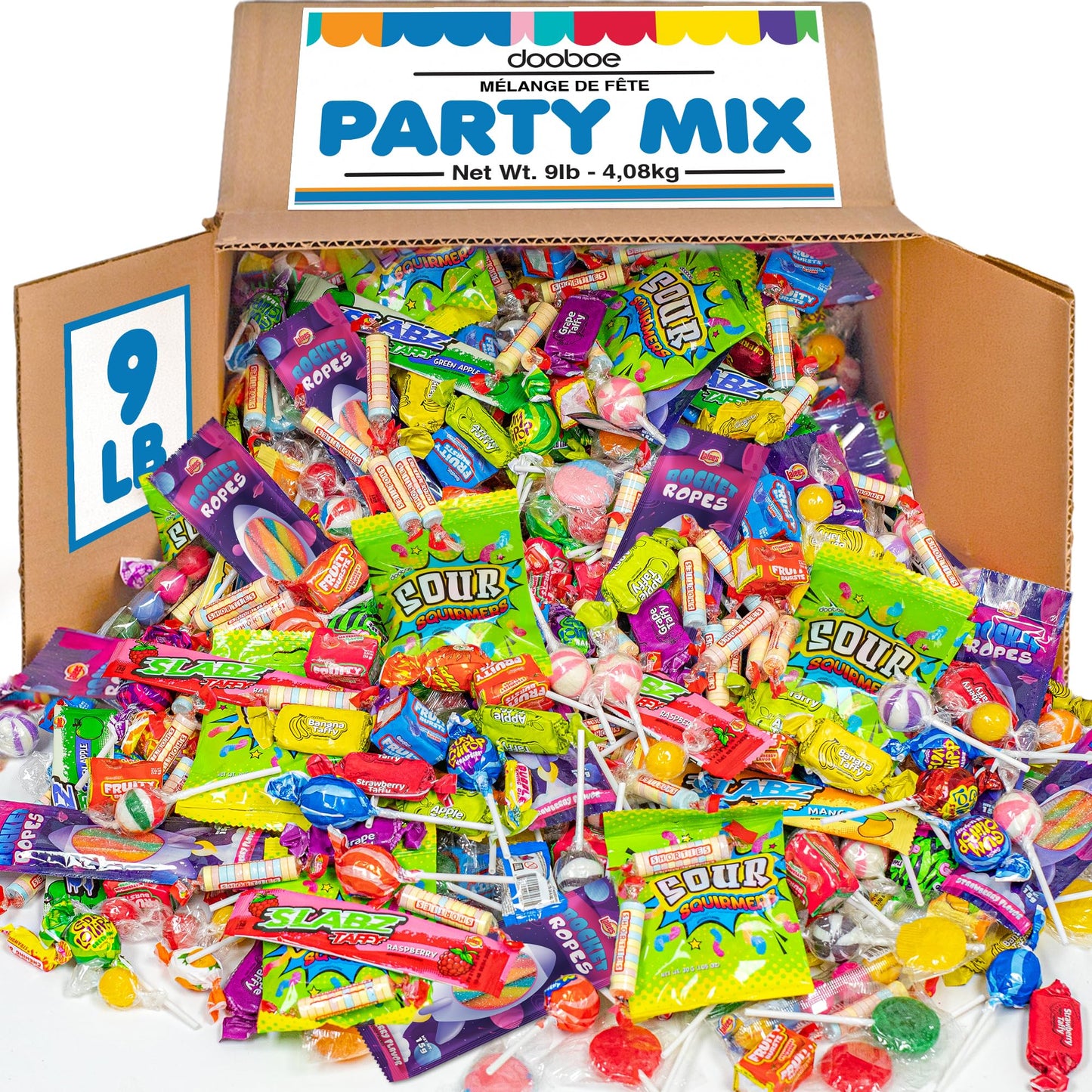 Bulk Candy Mix - Variety Pack - Assorted Classic Candies - Individually Wrapped Candies - Fun Size Candy Assortment (9 Pounds)