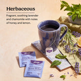Yogi Tea Honey Lavender Stress Relief Tea - 16 Tea Bags per Pack (6 Packs) - Organic Chamomile Lavender Tea - Includes Lemon Balm, Lemongrass