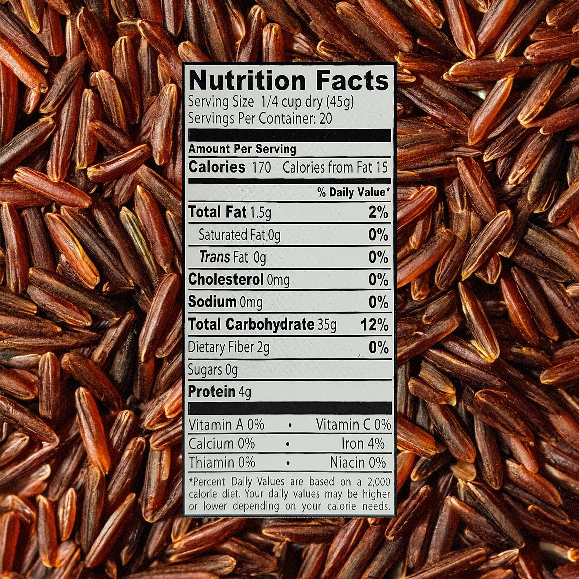 Golden Crown Red Rice | High-Fiber, Naturally Aged Gluten-Free, Non-GMO, Vegan Red Rice | Superfood Rich in Fibre & Antioxidants | Premium Sticky Whole Grain Rice - 32oz (2lb)