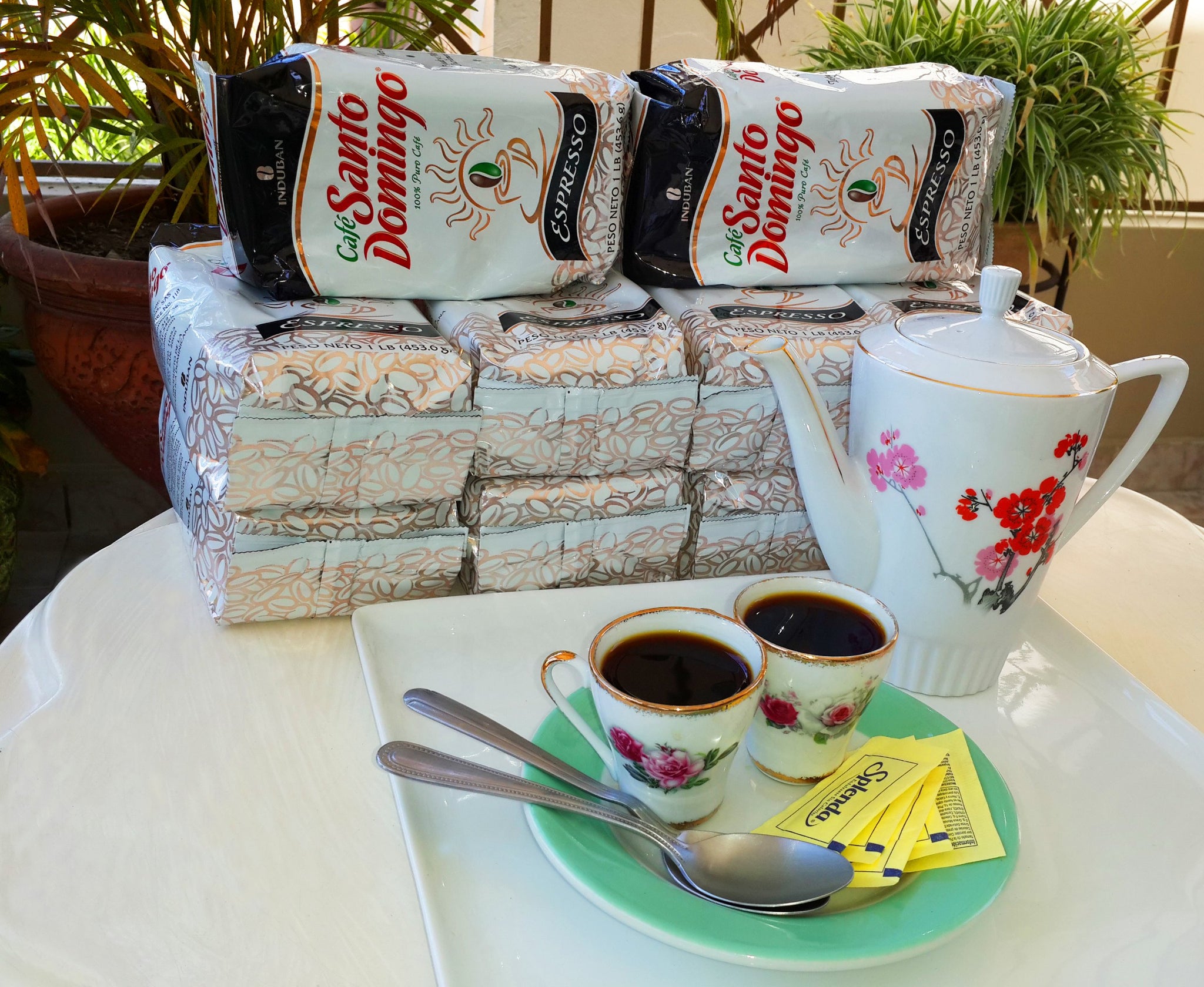 Santo Domingo Espresso - Ground Dominican Coffee 3 Bags / Pounds Pack