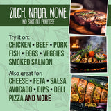 Organic No Salt Seasoning - Zilch Nada None by Flavor Seed, Salt Substitute for Cooking with Herbs & Spices, All Purpose Seasoning for Meat, Fish