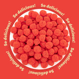 Berries Gummy Candy | 1-Pound Bag | Berry Shaped Strawberry Gummies | Chewy Candy with Strawberry Flavor for Buffets & Dessert Decorating | Red