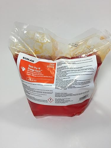 ECOLAB Oasis Pro 16 Orange Force Multi-Surface Cleaner Degreaser- 2 Liter