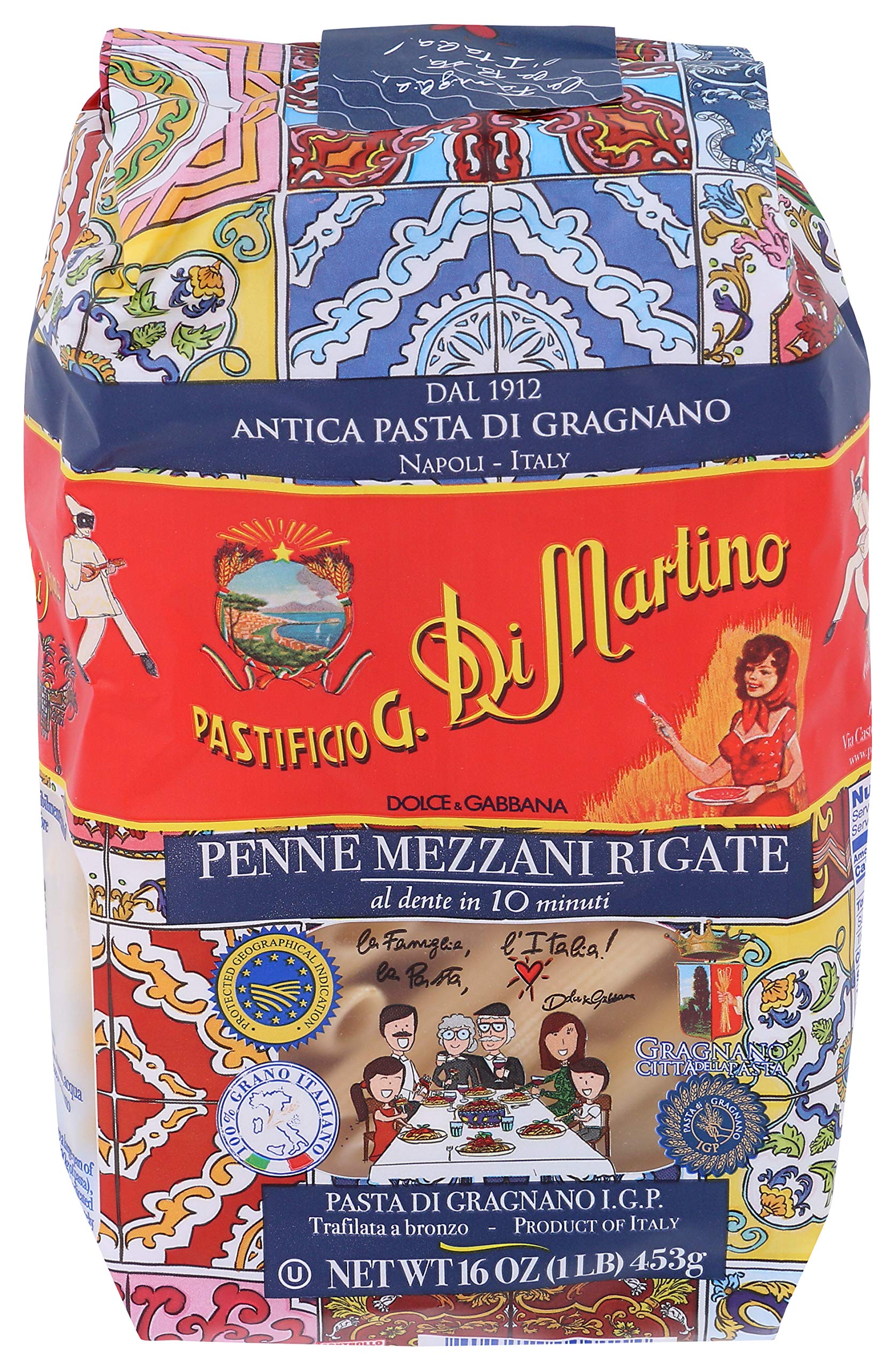 di Martino Pasta, Penne Rigate (Pack 6)