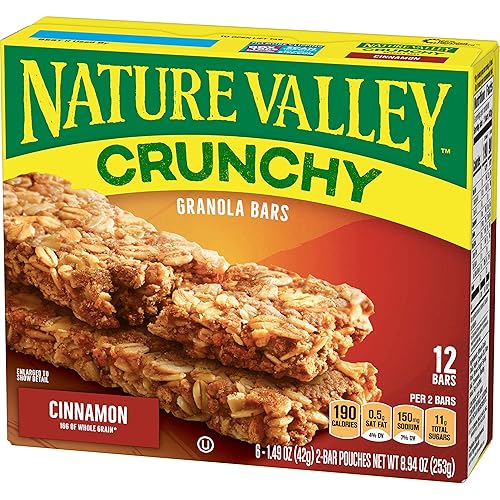 Nature Valley Cinnamon Granola Bars, 6 ct