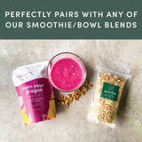 Premium Gluten-Free Granola Made by the Waldo Way Farm (8 oz) - All Natural Ingredients - Releasable Bag - Healthy Topping for Yogurt, Breakfast
