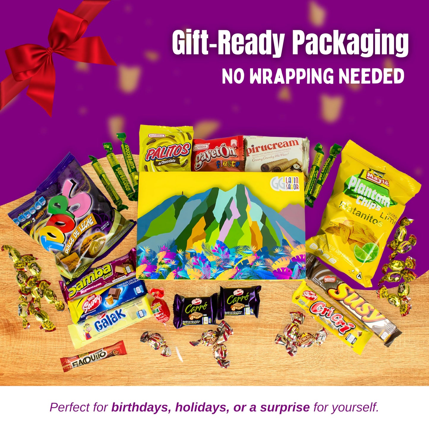Venezuelan Candy Box Variety Pack - Authentic Sweets & Snacks with Pirucream & Cocosette | Classic