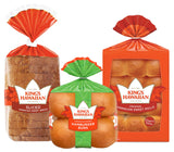KING’S HAWAIIAN Ultimate Party Variety Pack, 1 Pack Sliced Hawaiian Sweet Bread, 1 Pack Hawaiian Sweet Hamburger Buns, 1 Pack Original Hawaiian Sweet