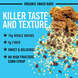 Dave's Killer Bread Trail Mix Crumble Organic Snack Bars, 12 Individually Wrapped Snack Bars (Pack of 1)