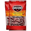 Jack Link's Beef Jerky, Sweet & Hot, Large Jerky Bags - Flavorful Meat Snacks, Ready to Eat Protein Snacks, 9g of Protein per Serving, Made with 100%
