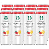 Starbucks, Refreshers with Coconut Water, Strawberry Lemonade, 12 fl Oz. Cans (12 Pack)