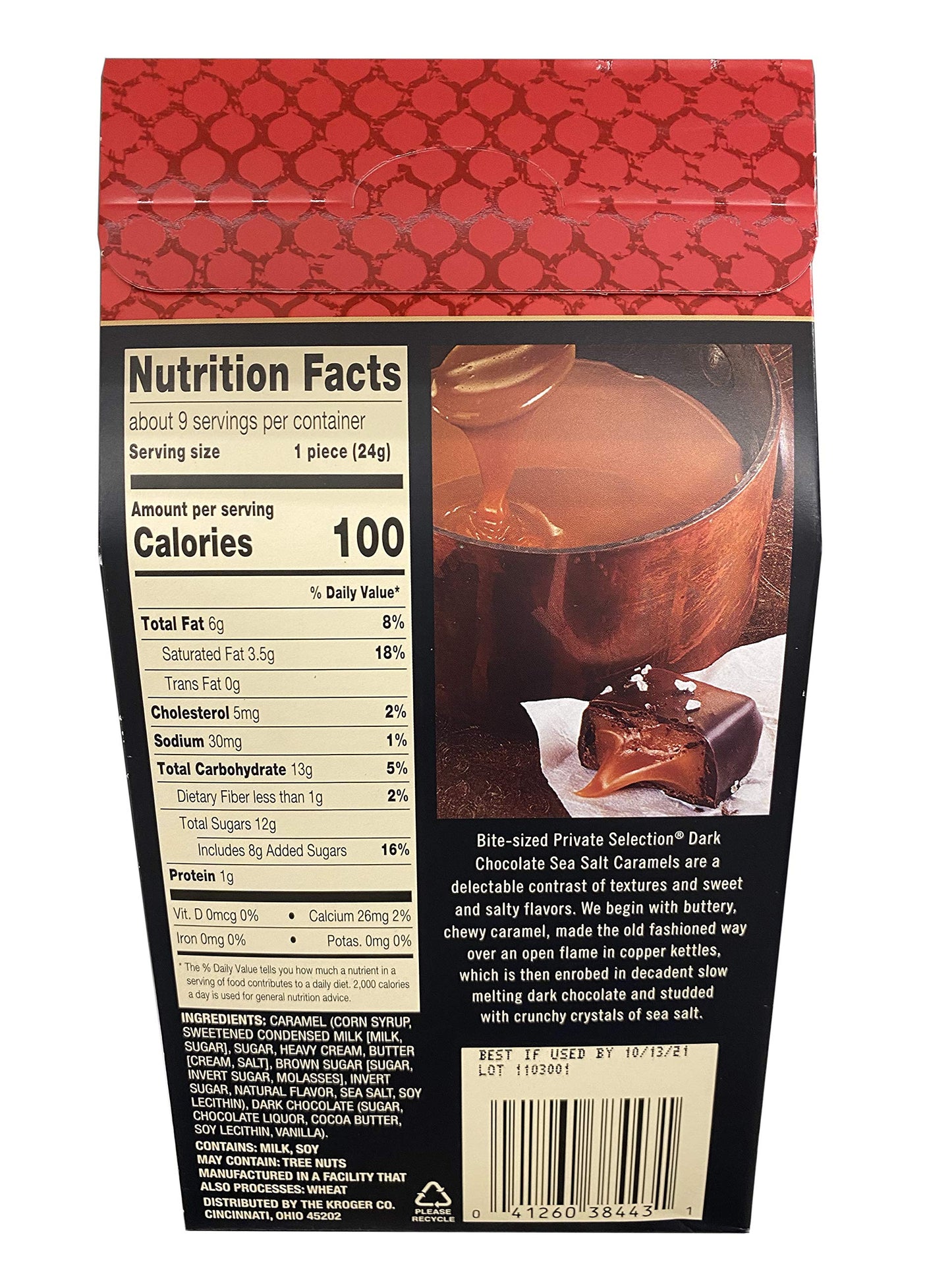 Private Selection - Dark Chocolate & Sea Salt Caramel (7.5 Oz)