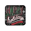 Creative Converting 8 Count Square Paper Dinner Plates, 9", Chalk Messages