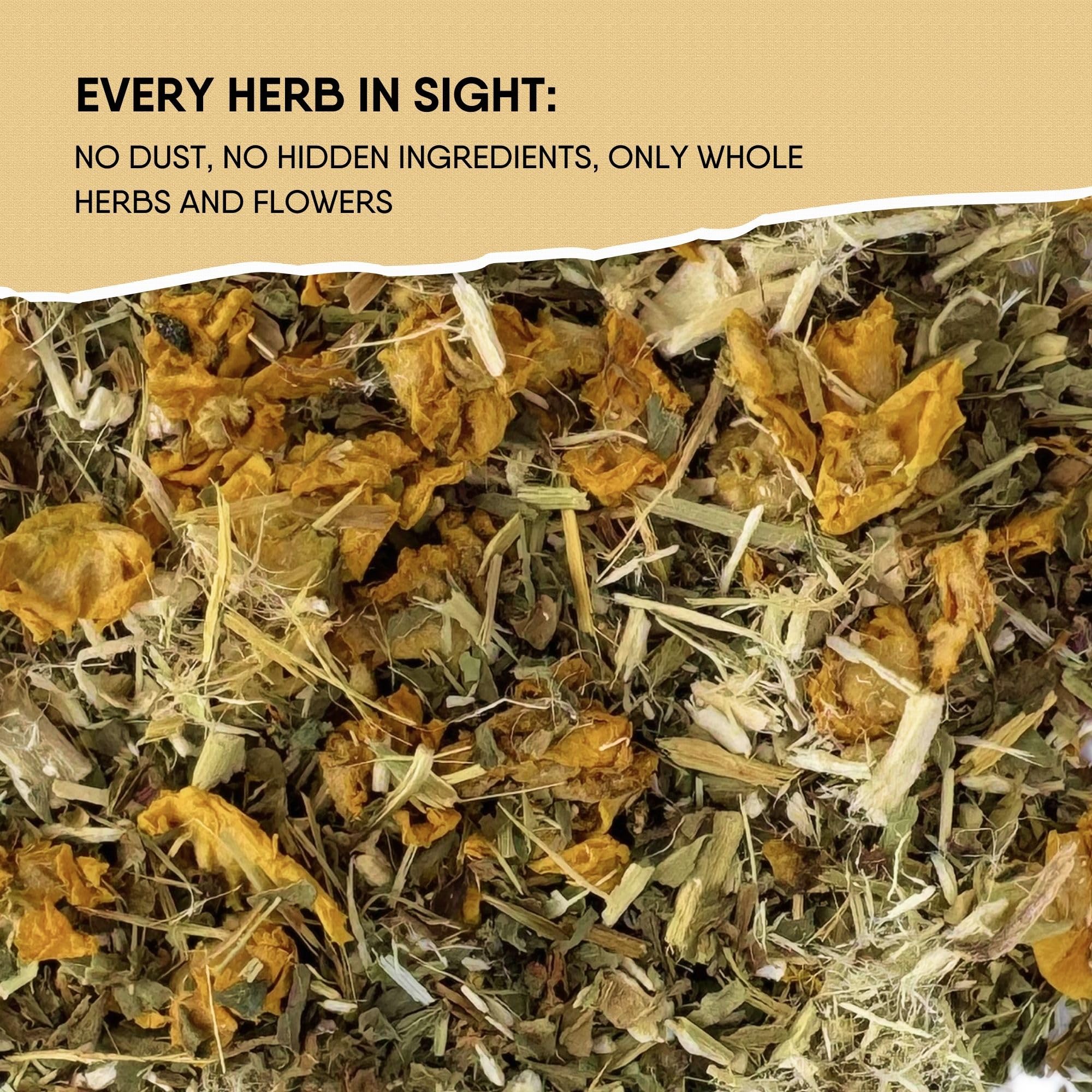 Leckar Cough Season Herbal Tea - Natural Respiratory Support Blend with Mullein, Thyme & Echinacea - Soothes Sore Throat & Hoarse Voice - Lung Health