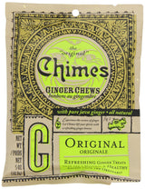 Chimes Original Ginger Chews, 5-Ounce Bags (Pack of 20)